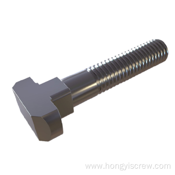 Stainless steel T Head Bolts With Square Neck